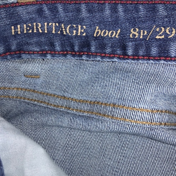 Talbots heritage boot cut jeans Sz 8P denim bootcut - Picture 9 of 11
